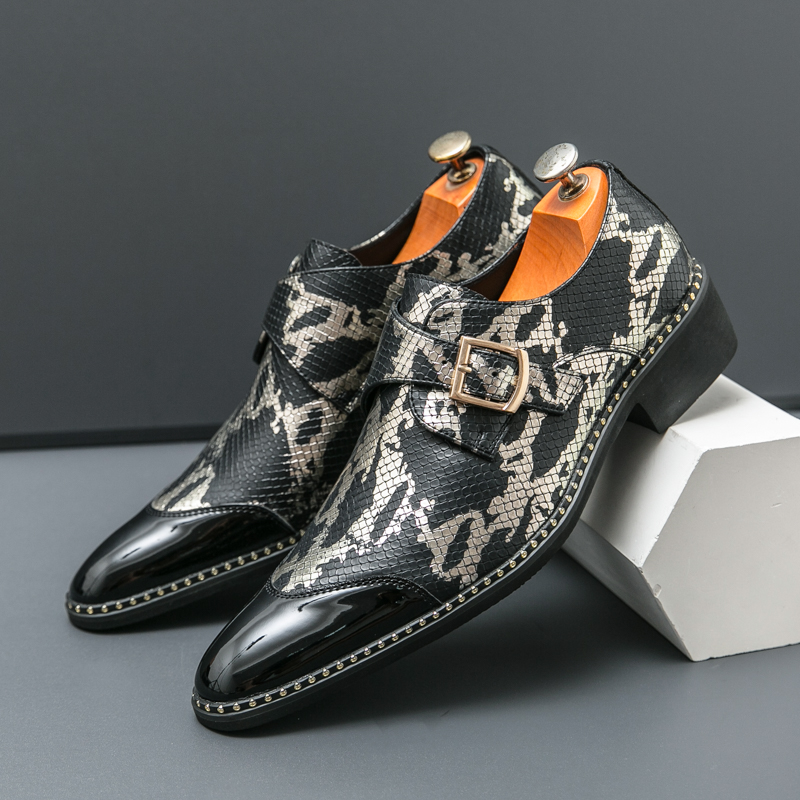 Men Formal Wear Green - Scarpe Classiche Retrò Le Fu da