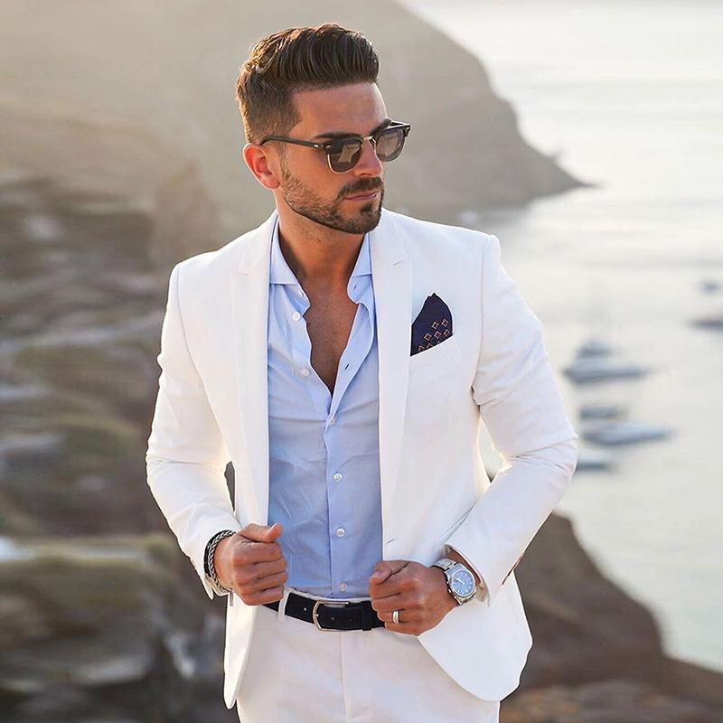Latest Men Formal Wear - Ultimo abito da uomo bianco Business