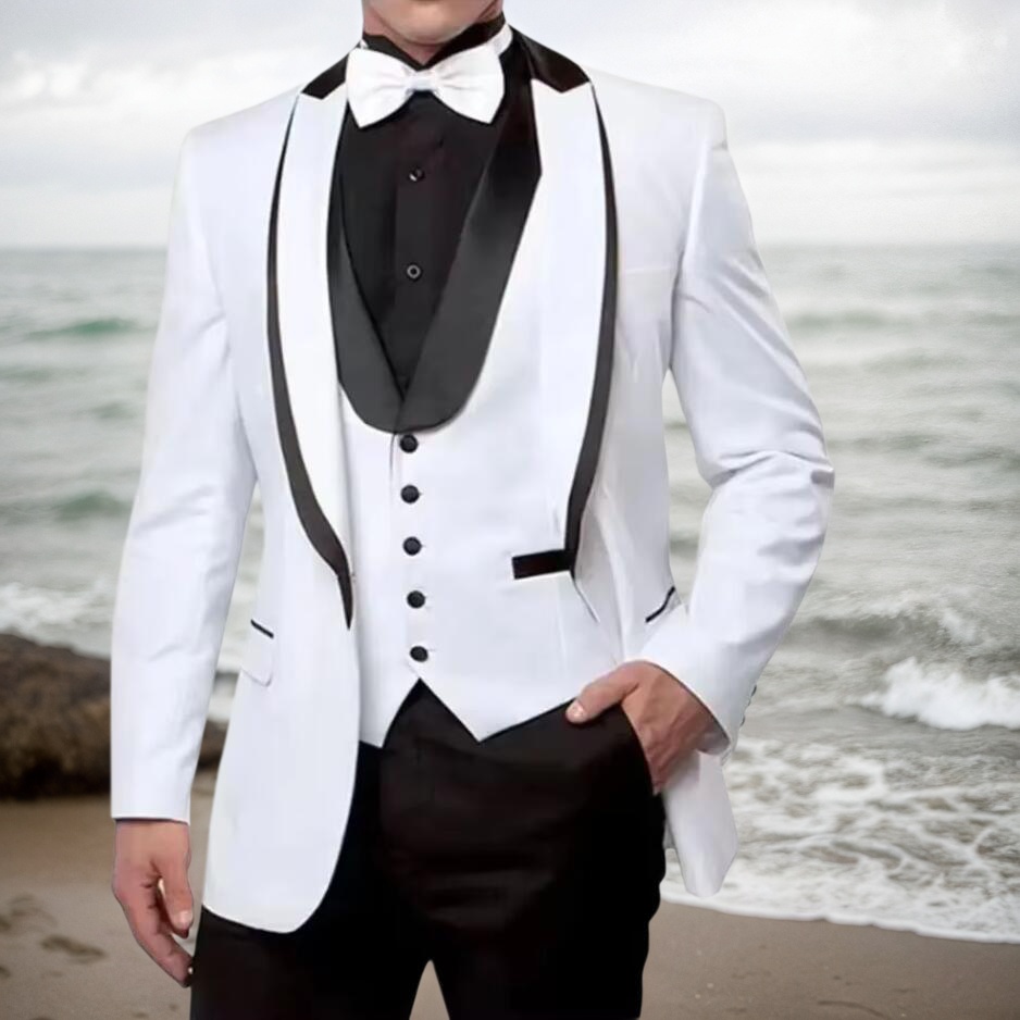 Latest Men Formal Wear - Ultimi abiti da sposa bianchi per
