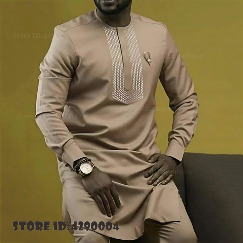 Men'S Formal Ethnic Wear - Abito Tradizionale Africano da Uomo, Completo