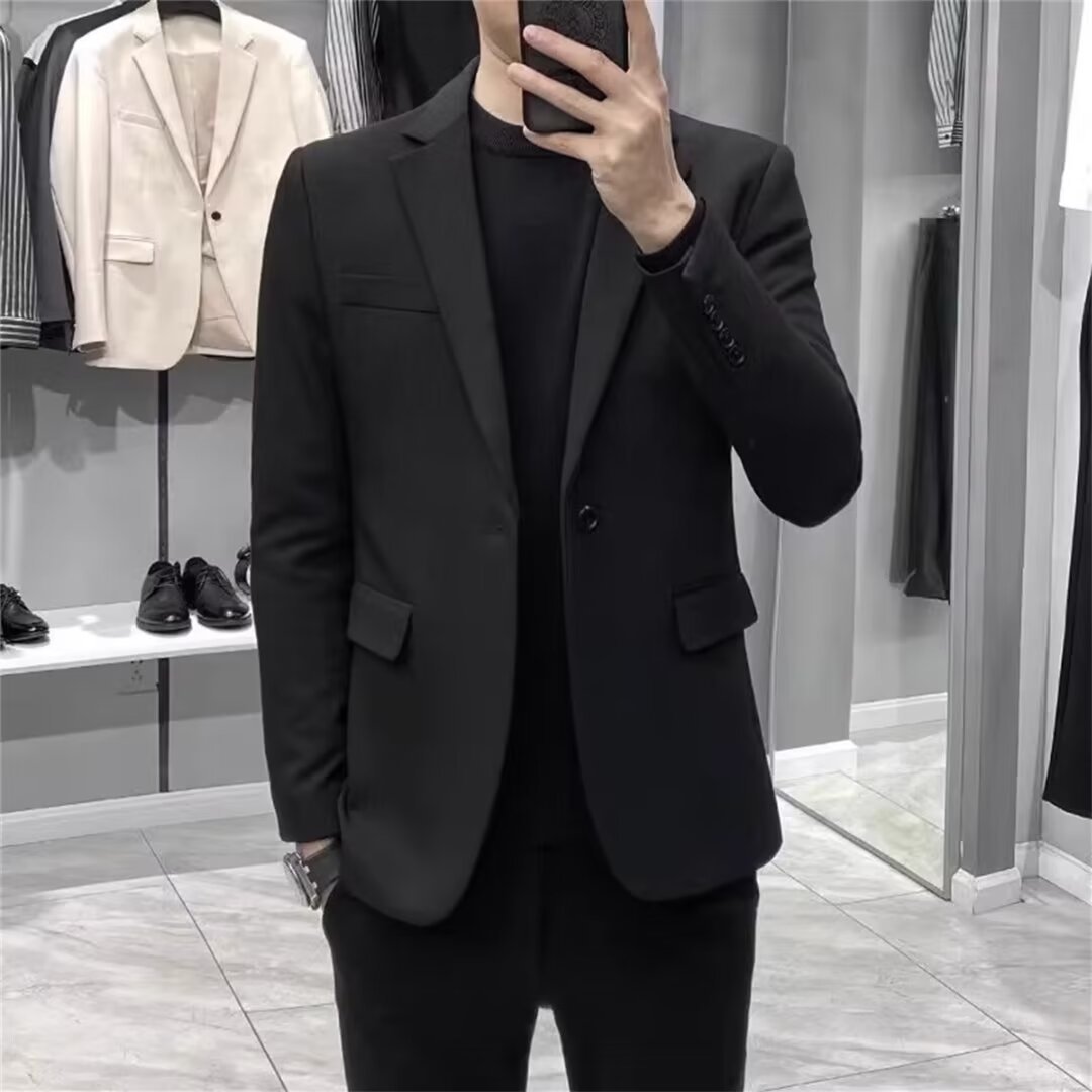 Asian Men Formal Wear - Blazer slim da uomo in stile
