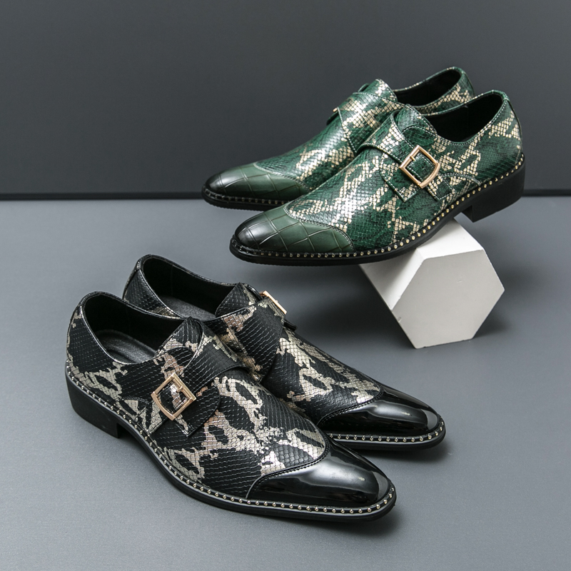 Scarpe Classiche Retrò Le Fu d - Men Formal Wear Green recensione e prezzo