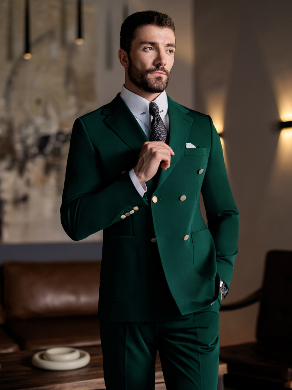 Abito Formale Verde da Uomo Sl - Men Formal Wear Green recensione e prezzo
