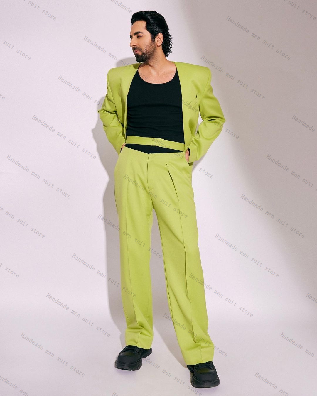 Completo da uomo verde moda Se - Men Formal Wear Green recensione e prezzo