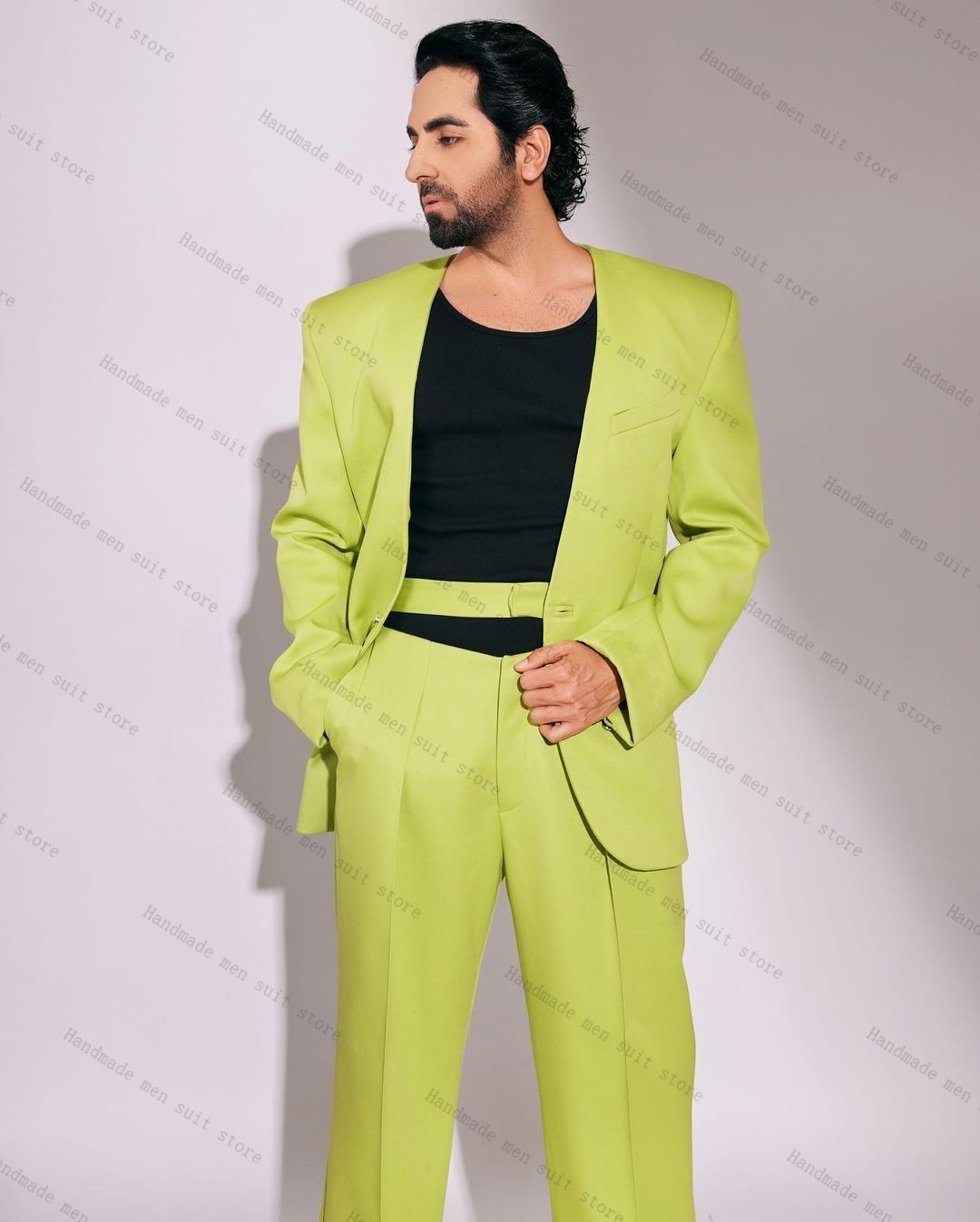 Completo da uomo verde moda Se - Men Formal Wear Green recensione e prezzo