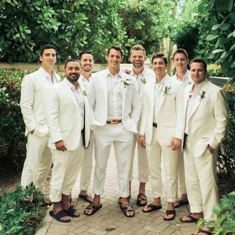Smoking da sposa in lino per u - Men Formal Wear In Summer recensione e prezzo