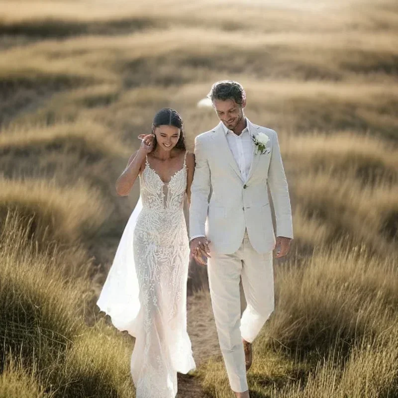 Smoking da sposa in lino per u - Men Formal Wear In Summer recensione e prezzo