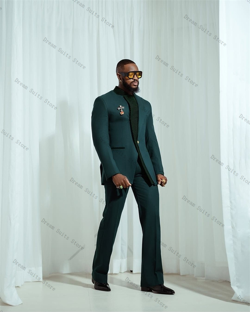 Set completo da uomo a colori  - Men Formal Wear Green recensione e prezzo