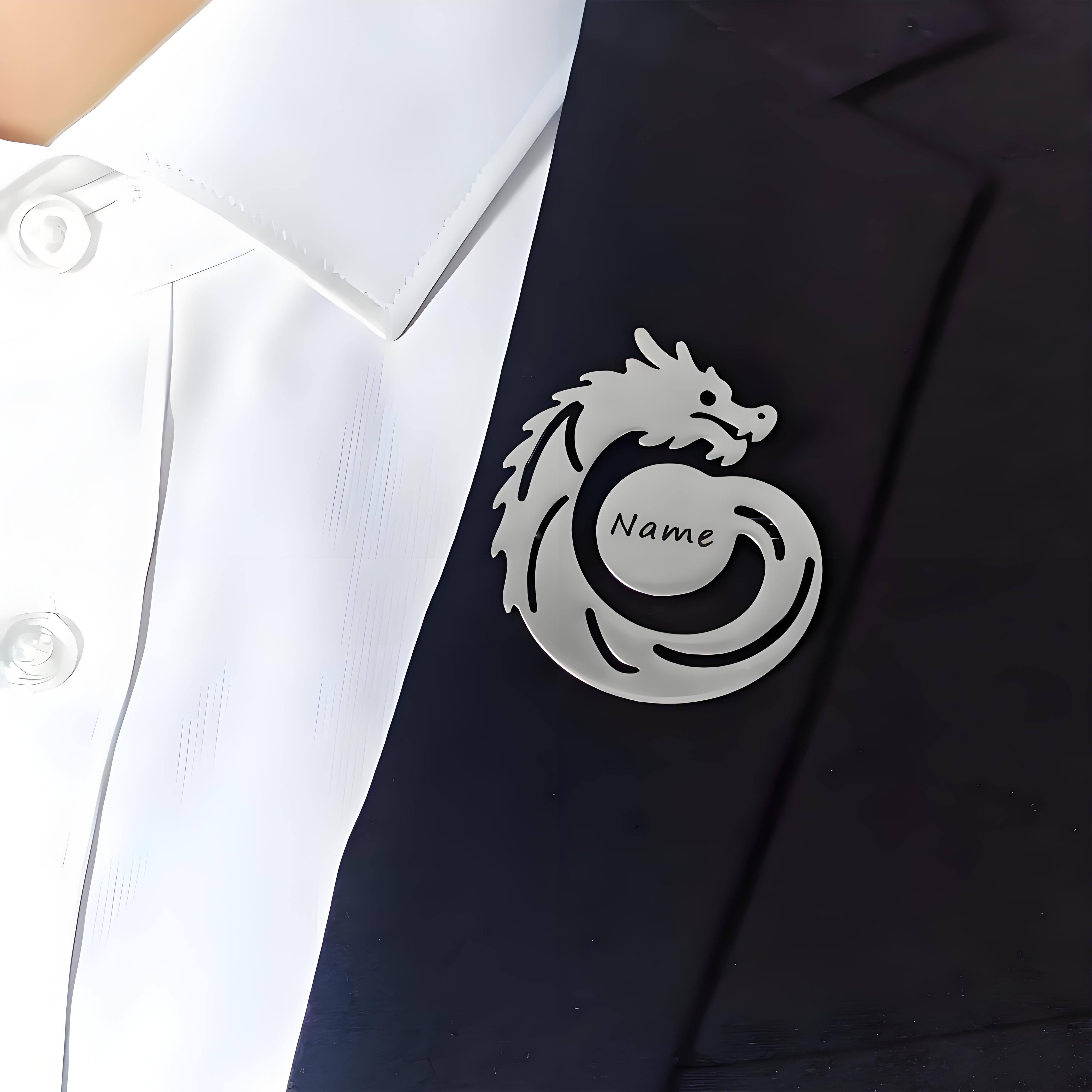 Spilla con drago con nome pers - Men'S Formal Ethnic Wear recensione e prezzo