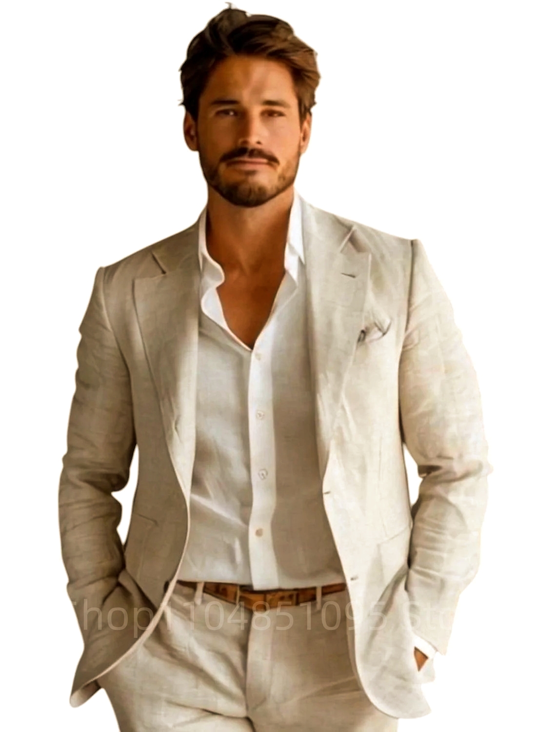 Blazer in Lino Blu Slim Fit da - Men Formal Wear In Summer recensione e prezzo