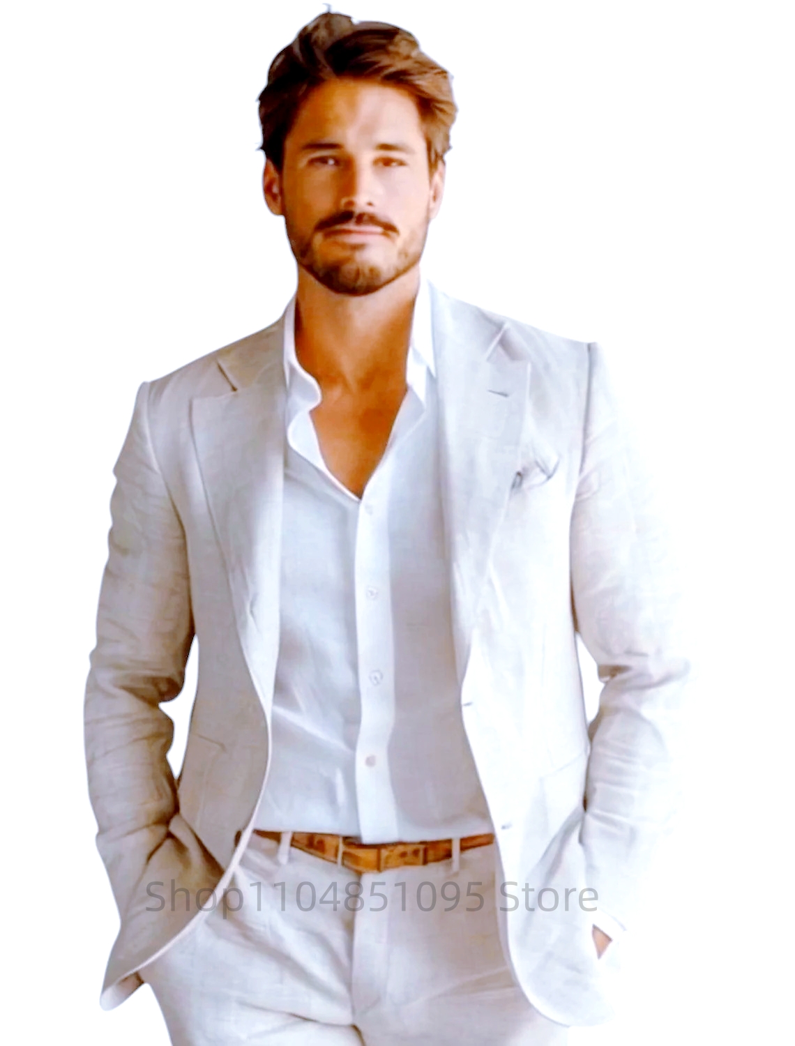 Blazer in Lino Blu Slim Fit da - Men Formal Wear In Summer recensione e prezzo