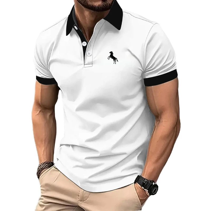 Polo da uomo, manica corta, co - Men'S Polo Formal Wear recensione e prezzo