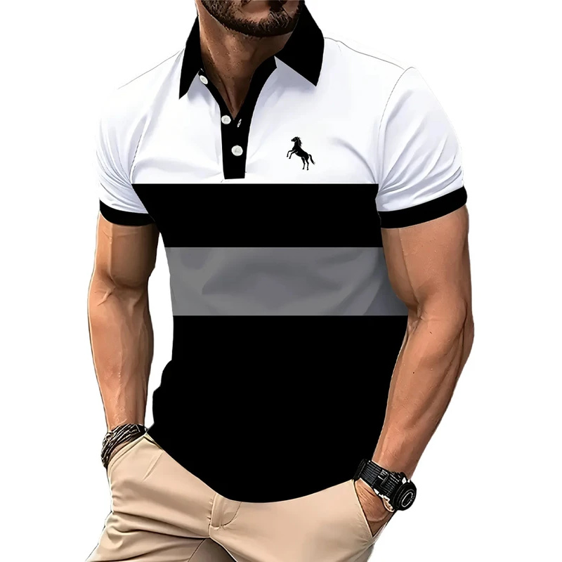 Polo da uomo, manica corta, co - Men'S Polo Formal Wear recensione e prezzo