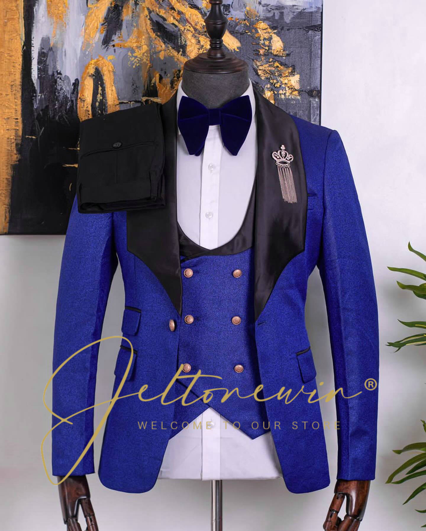 Completo da smoking verde in t - Men Formal Wear Green recensione e prezzo